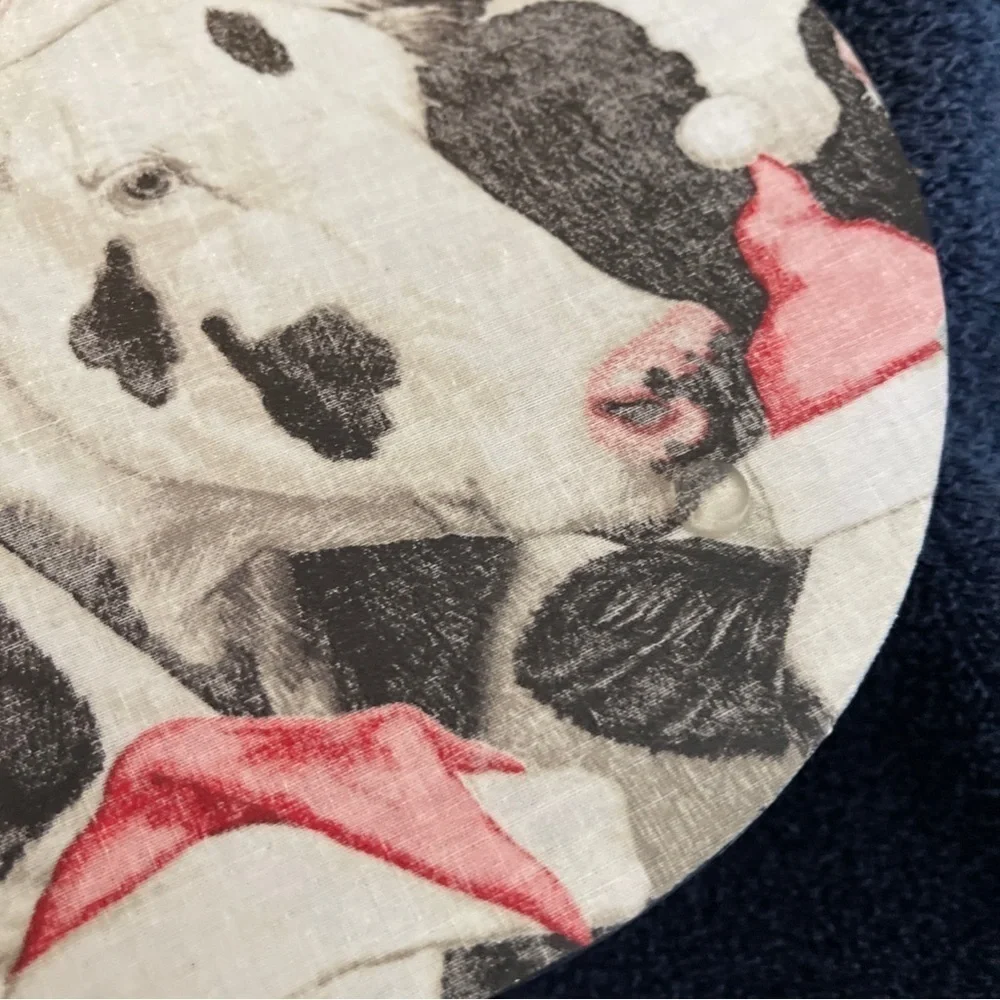 Santa Cow Trivet 8” Diameter